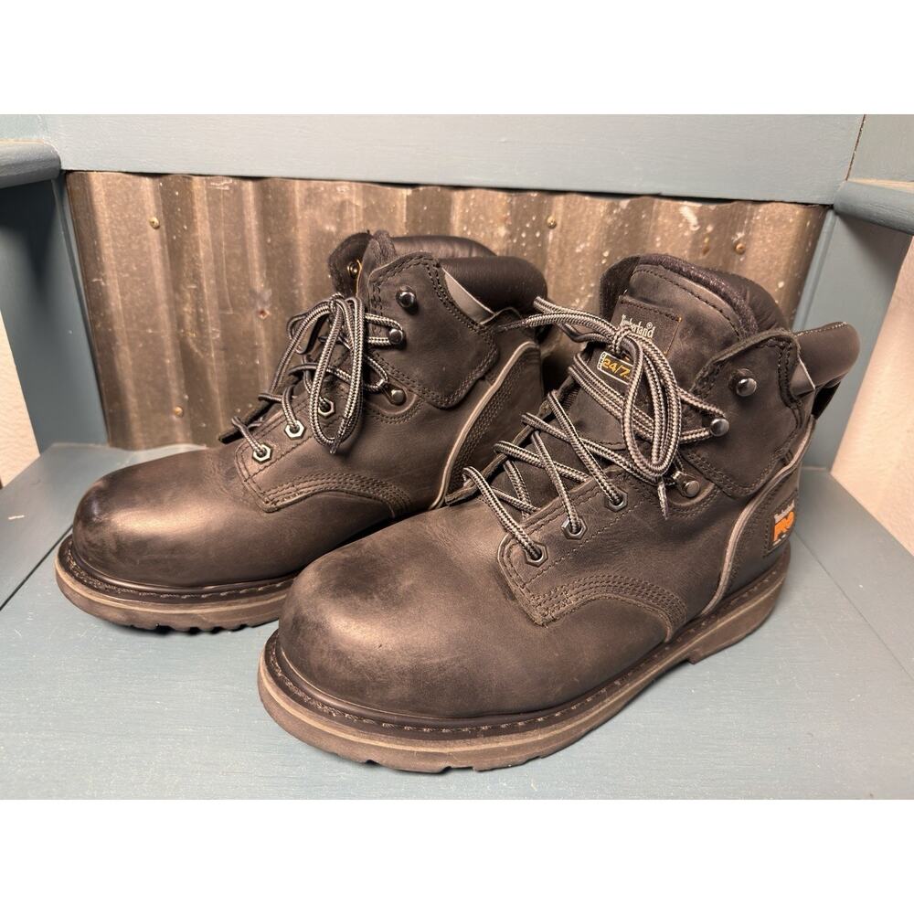 Timberland Mens Pro Pit Boss 6” Steel Toe 33032 ASTM F2413 Comfort Black Size 9W